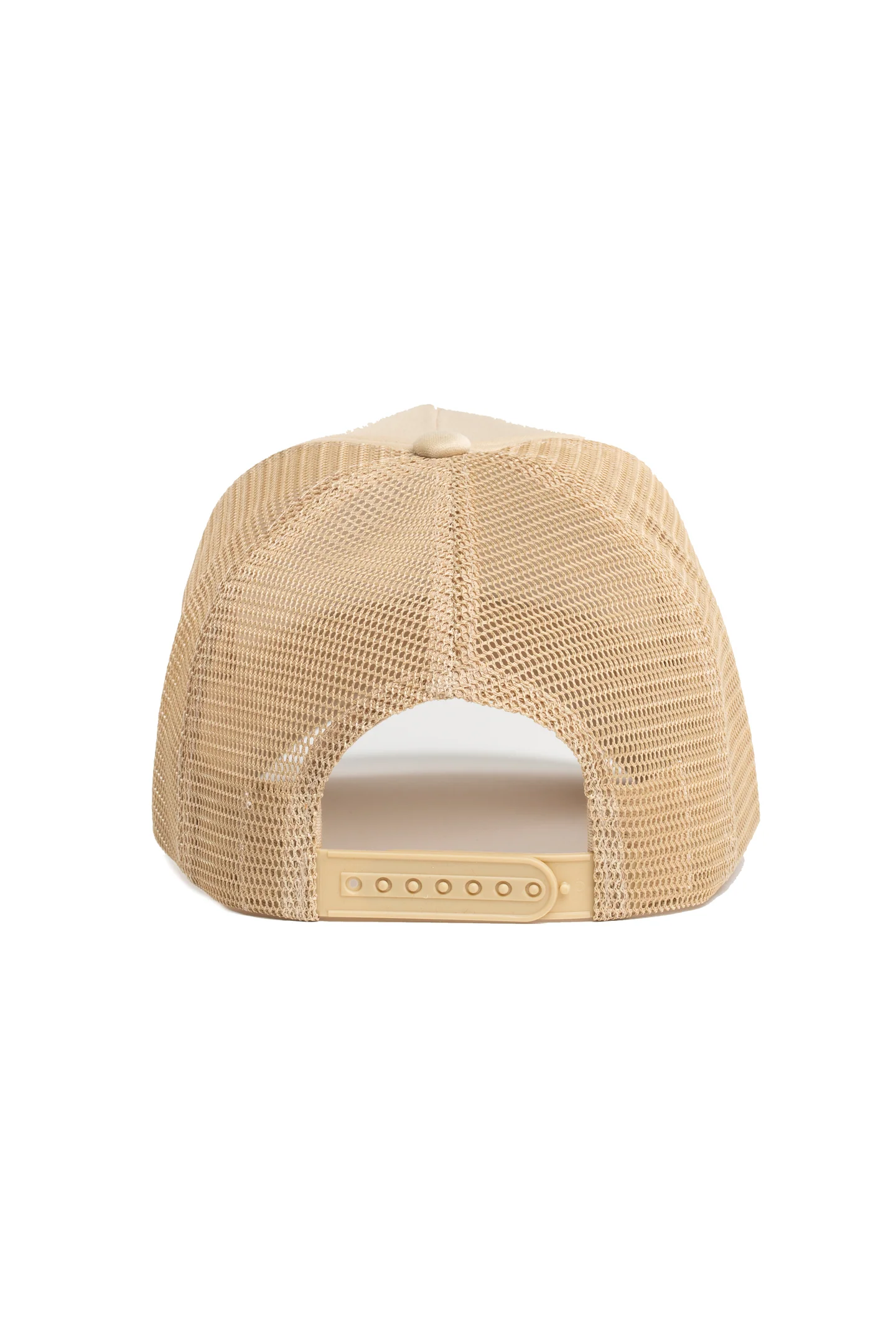 Cream Trucker Puffer Hat | Premium Snapback Cap | Hidden Hills Club