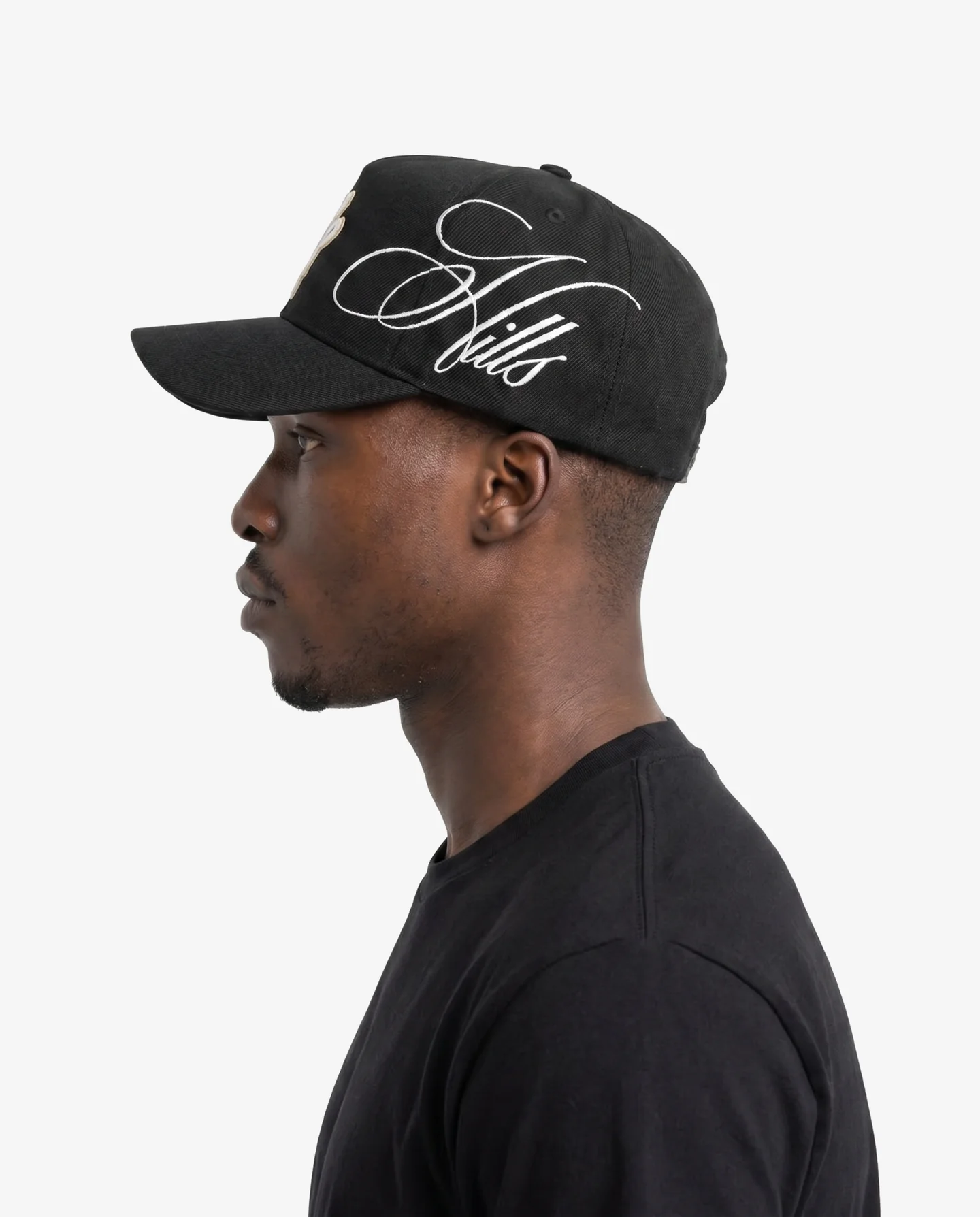 Signature Hills Hat Black Gold | Premium Cotton Cap | Hidden Hills Club