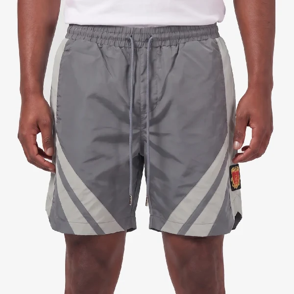 Crest Shorts | Grey/White