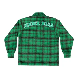 Crescent Patch Flannel – Green