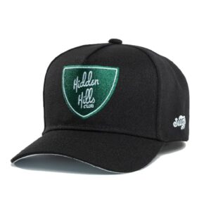 Black Green Shield Rizz Hat