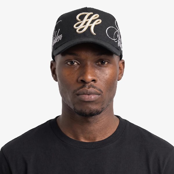 Signature Hills Hat Black Gold | Premium Cotton Cap | Hidden Hills Club